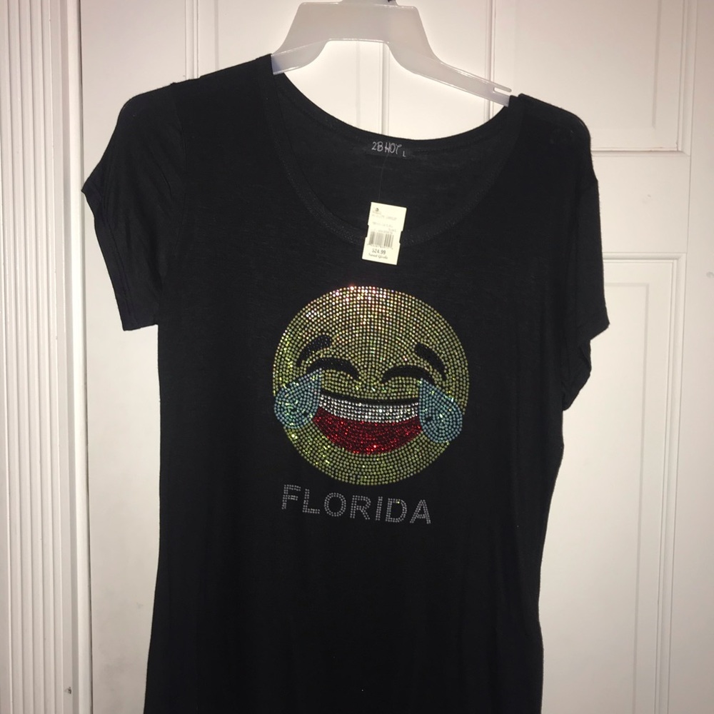 Sparkle laughing emoji Florida top